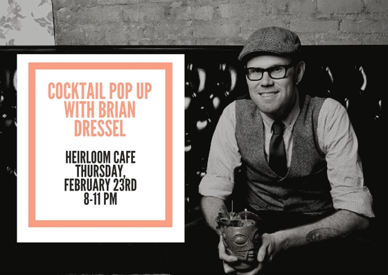 cocktail pop up with brian dressel